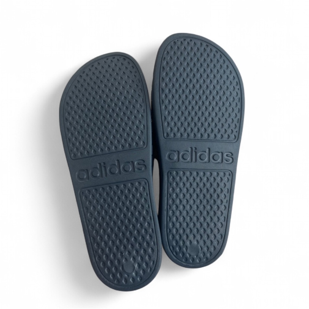 NWT/NIB Unisex Navy Slide Sandals Size US Women 7/ Men 6 - Picture 3 of 5